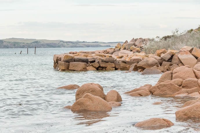 Old Granite Quarry on the Cape Woolamai Coastal Walk
