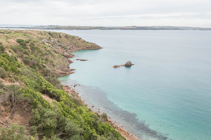 Cape Woolamai lookout point on the coastal walk