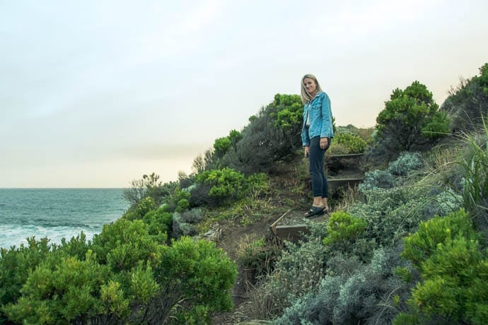 walking on flinders blowhole track