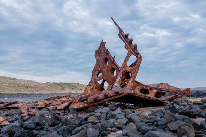 Speke Shipwreck at Kitty Miller Bay
