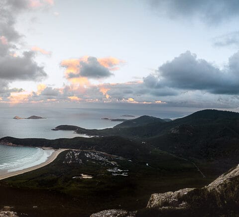 Ocean views from Mount Oberon